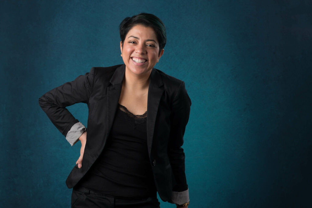 Young professional woman smiling