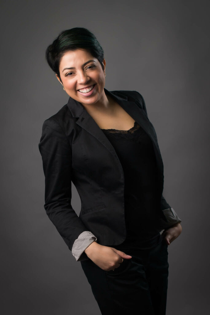 Young professional woman smiling