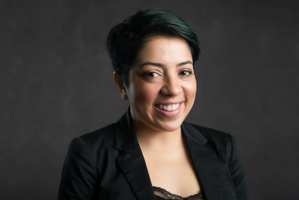 Young professional woman smiling