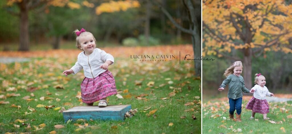 Girls playing on the park in chelmsford