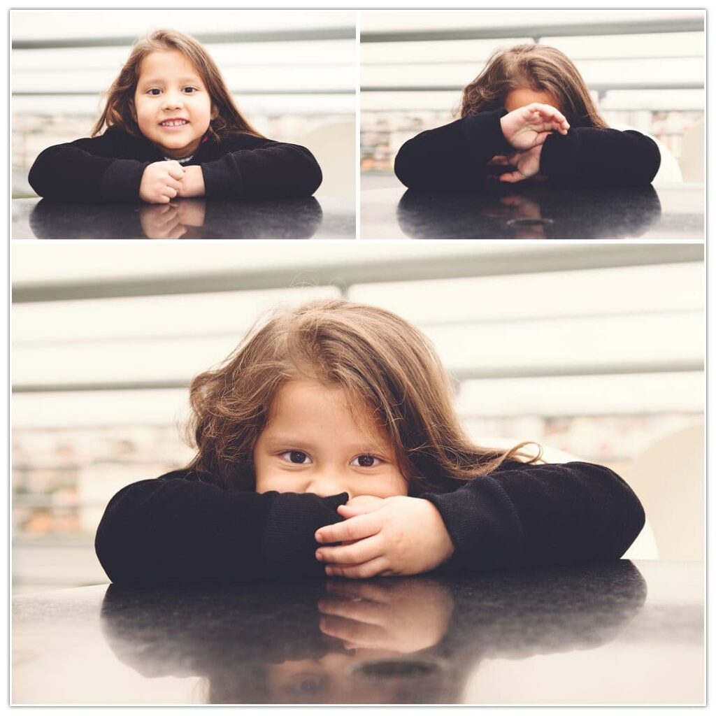 girl hiding her face with her hands