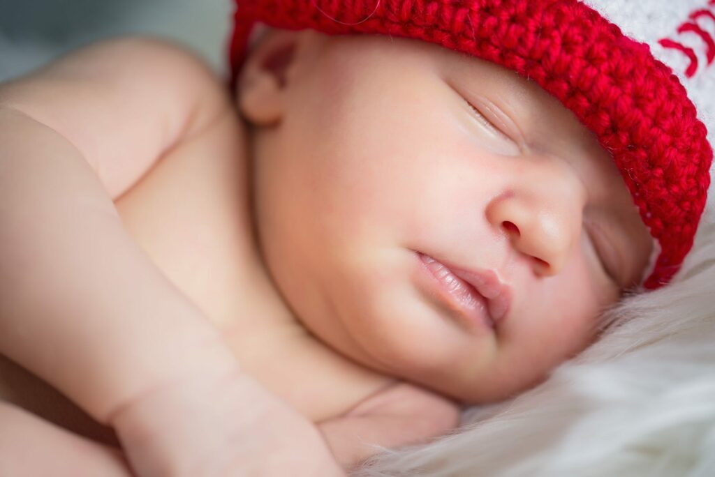 baby little eyes sleeping