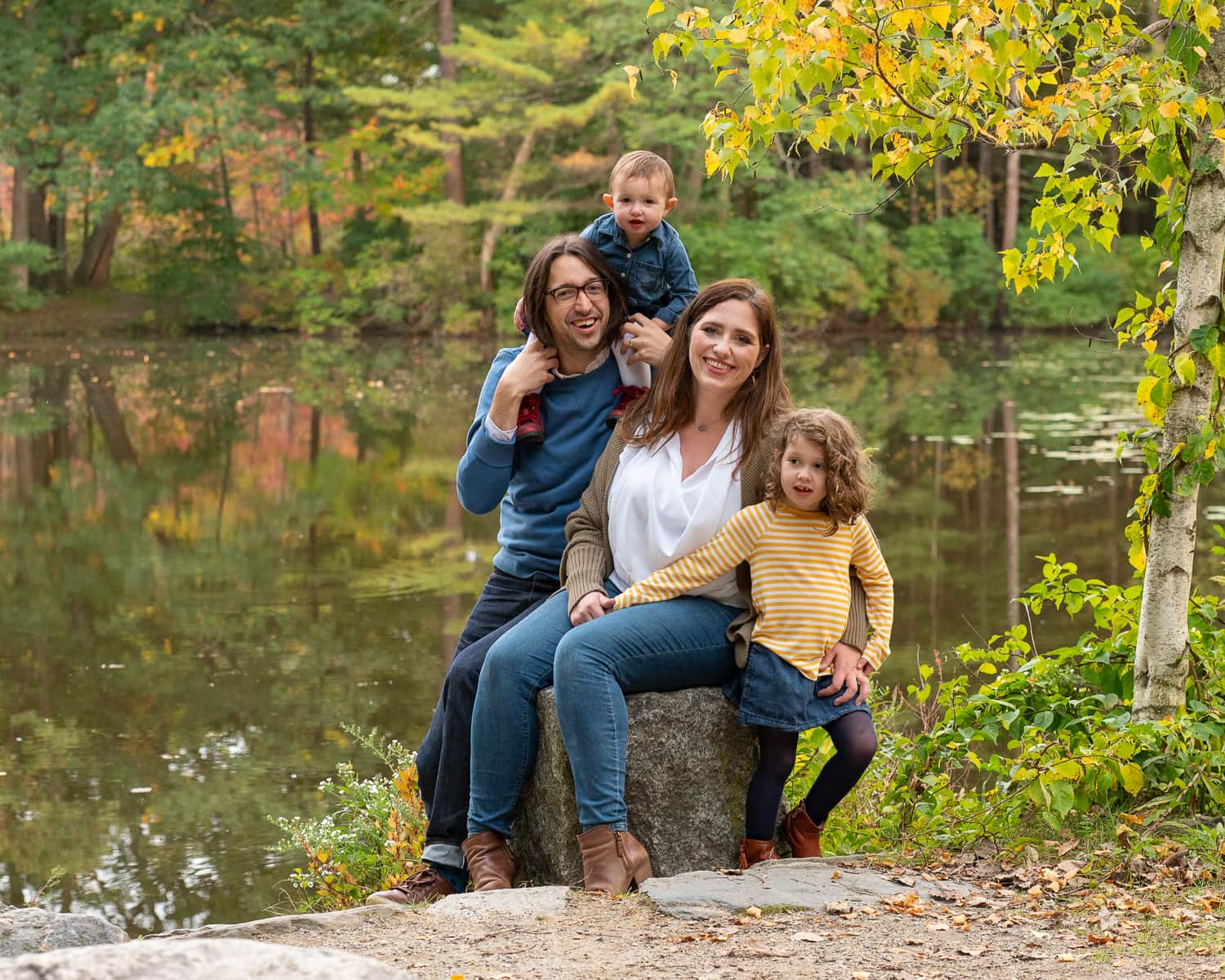 Family portrait Massachusetts — Luciana Calvin Photography