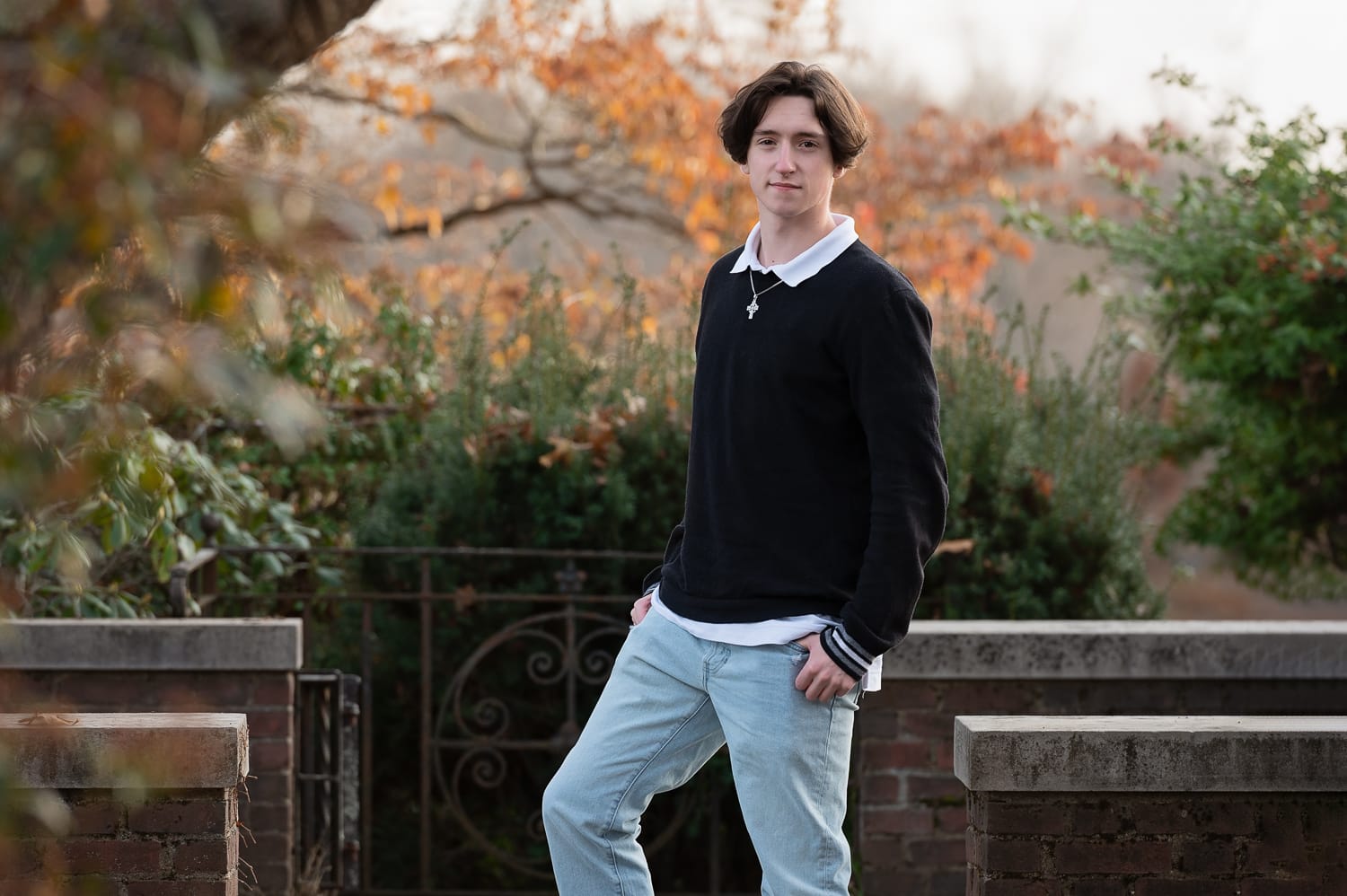 Senior portrait Greater Boston natural light — Luciana Calvin Photography