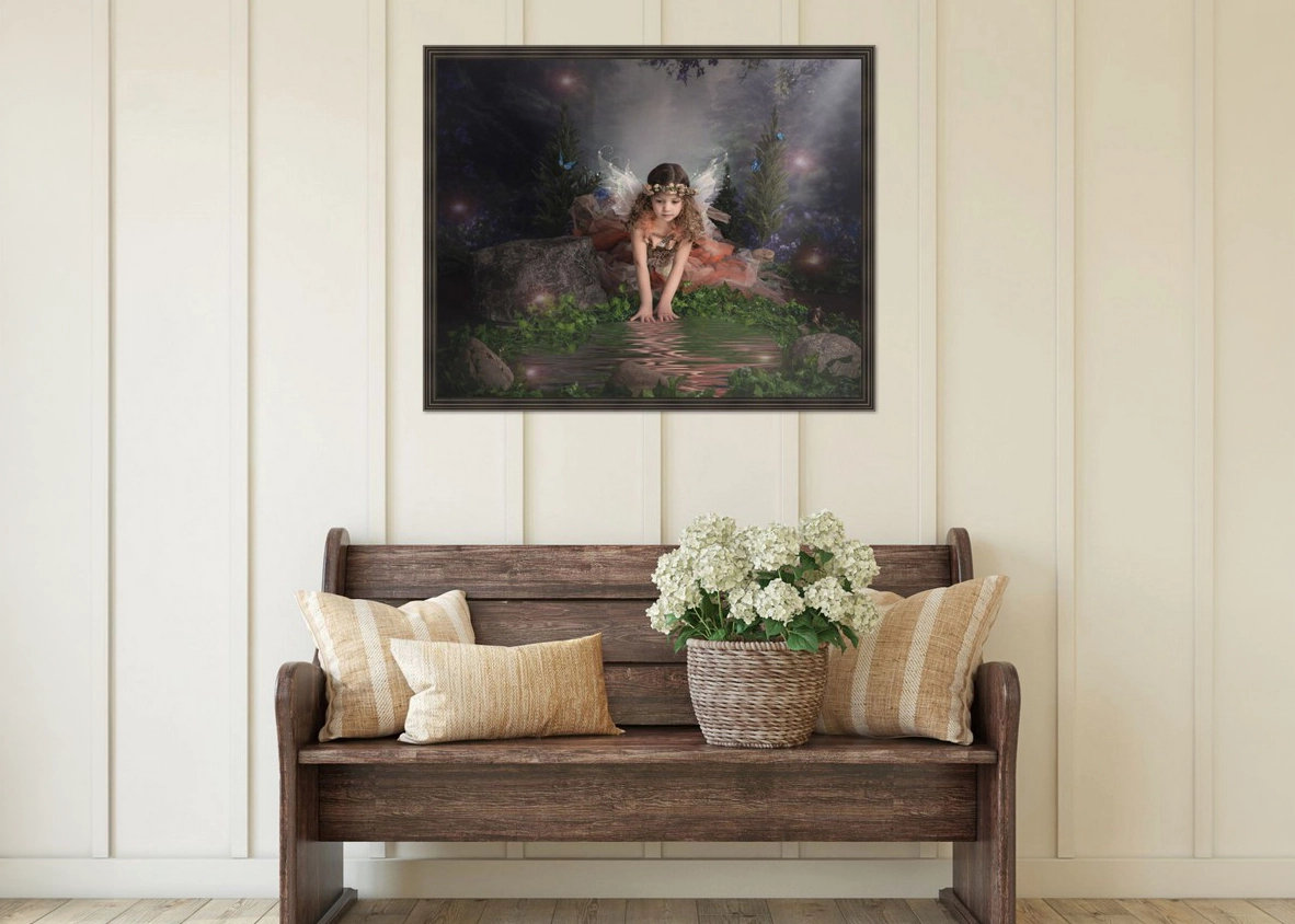 Fine art fairy portrait Massachusetts — wall art composite photography heirloom print