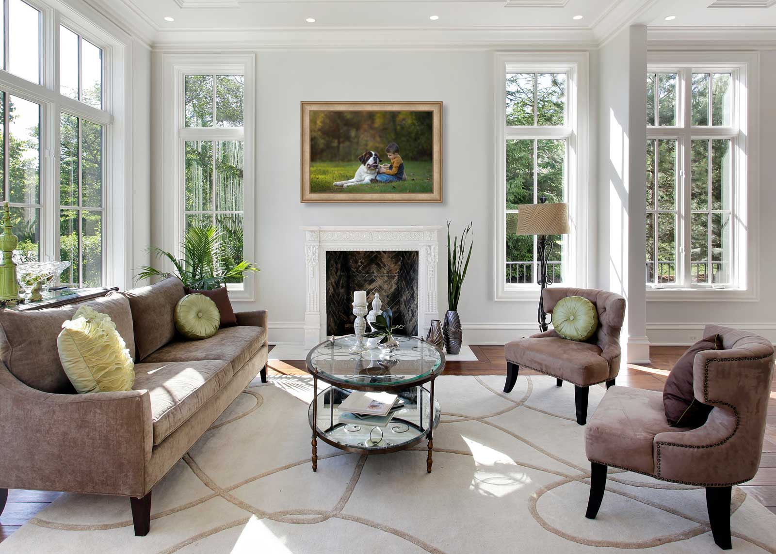 Wall portrait Chelmsford MA — Luciana Calvin Photography