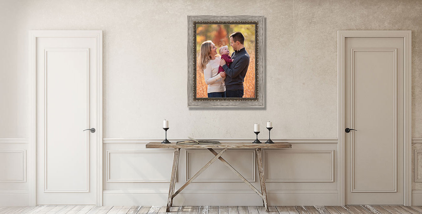 Canvas print family portrait — Luciana Calvin Photography