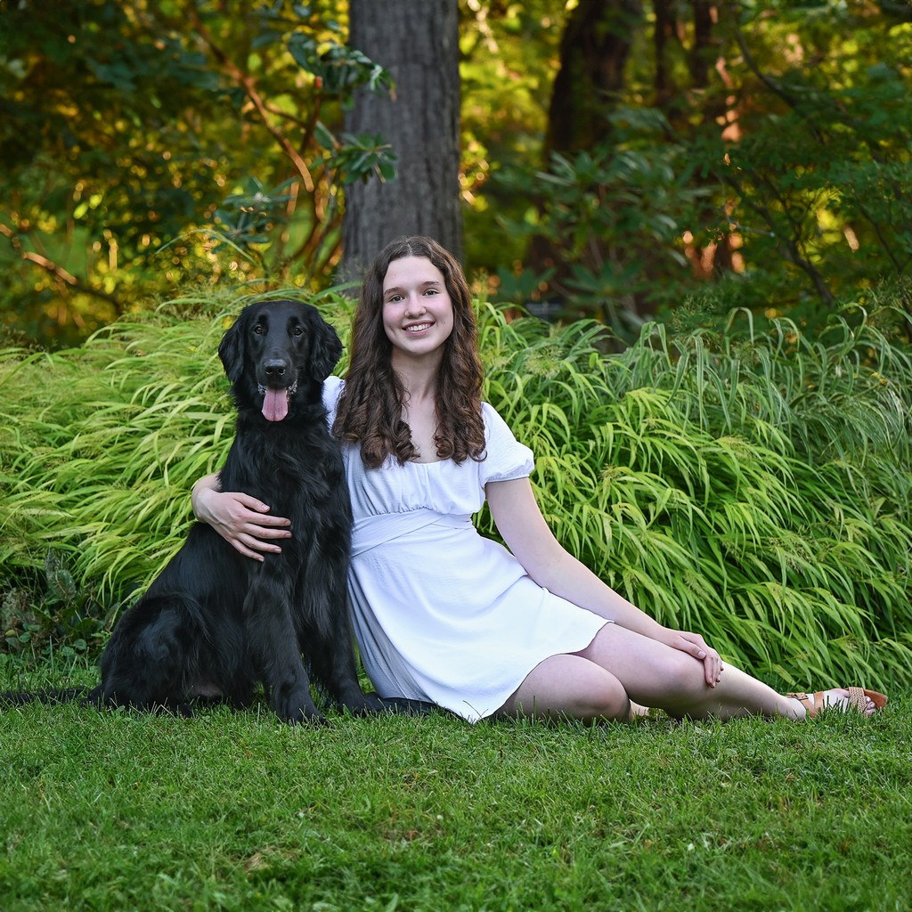 Westford Academy high school senior portrait at Acton Arboretum