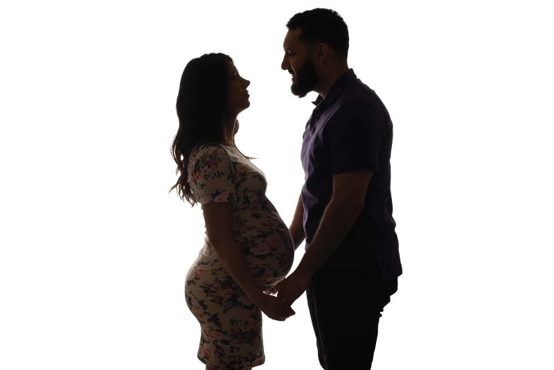 Fine art studio maternity photography — Chelmsford Massachusetts — Luciana Calvin Photography